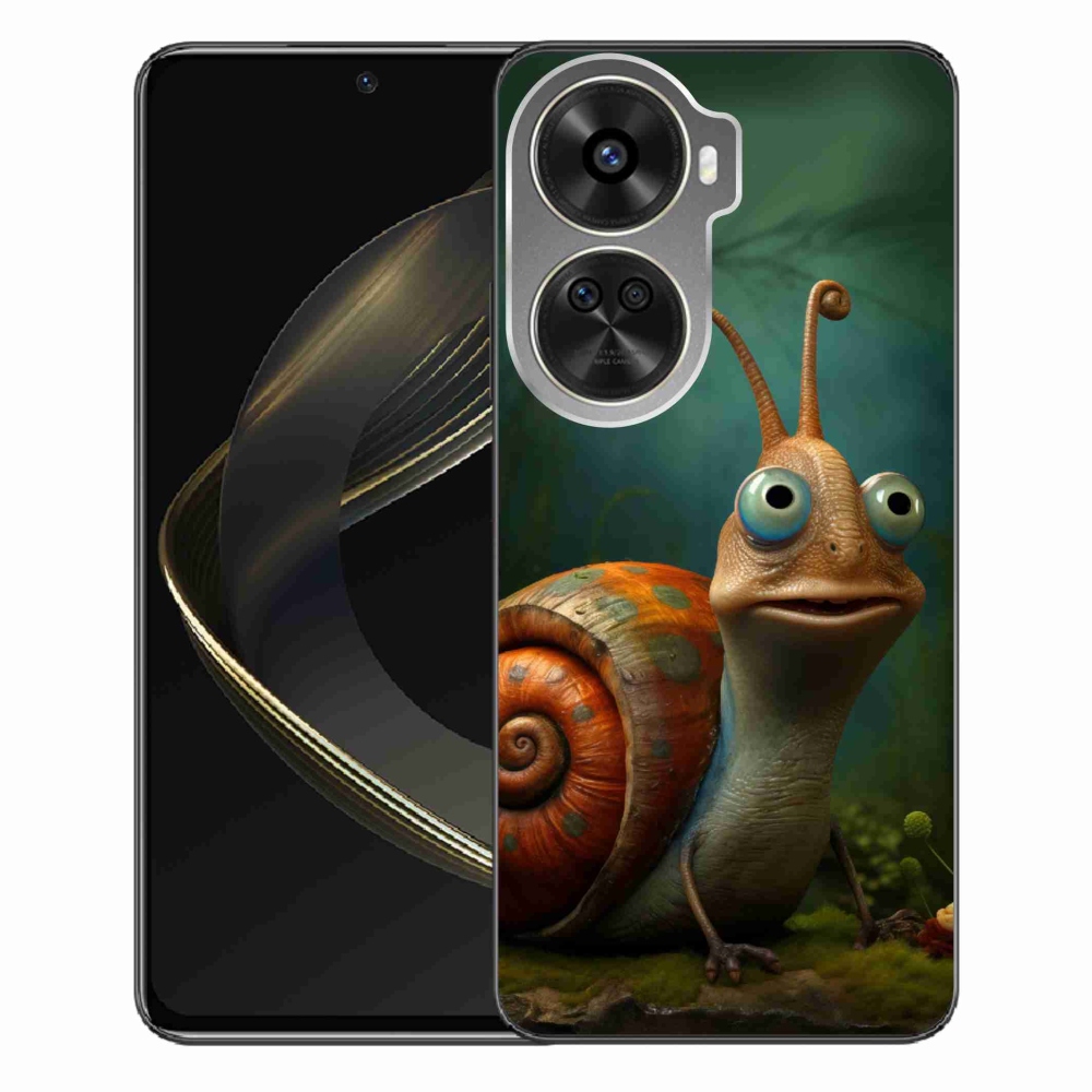 Gelový kryt mmCase na Huawei Nova 12 SE - šnek