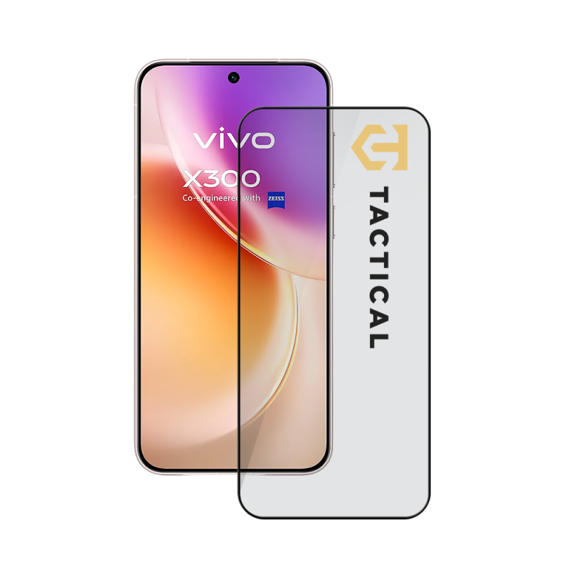 Tactical Glass Shield 5D sklo pro Vivo X300 Black 