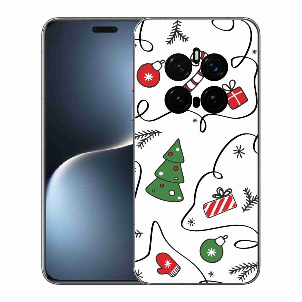 Gelový kryt mmCase na Honor Magic 7 Pro 5G - vánoční motivy