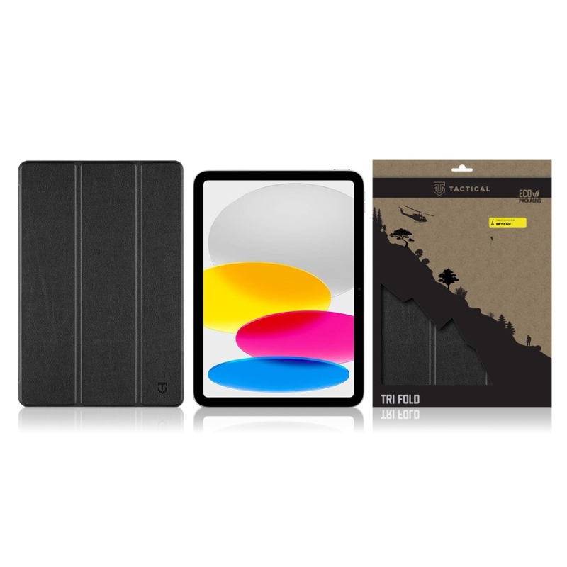 Tactical Book Tri Fold Pouzdro pro iPad 10.9 2022 Black