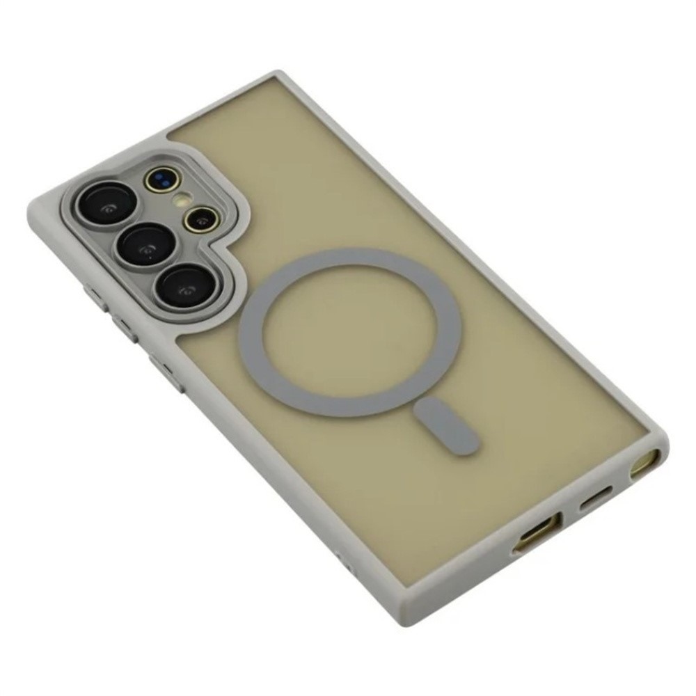 QB odolný kryt s podporou MagSafe na Samsung Galaxy S26 Ultra - šedý