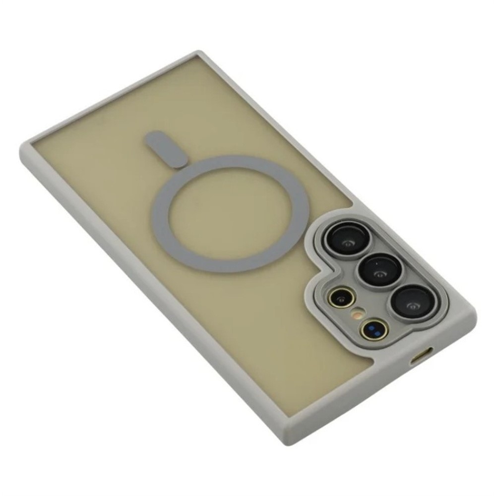 QB odolný kryt s podporou MagSafe na Samsung Galaxy S26 Ultra - šedý