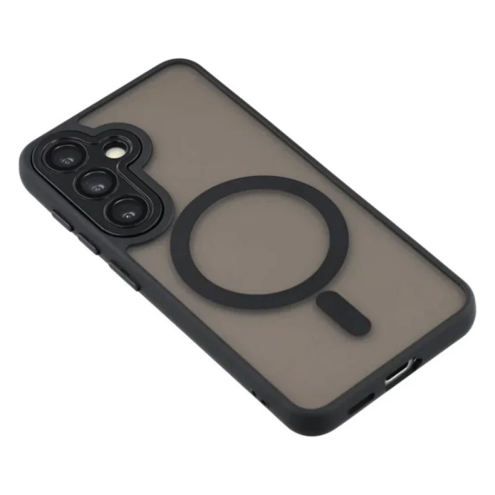 QB1 WLF obal s pevnými zády a MagSafe na Samsung Galaxy S26 FE - černý