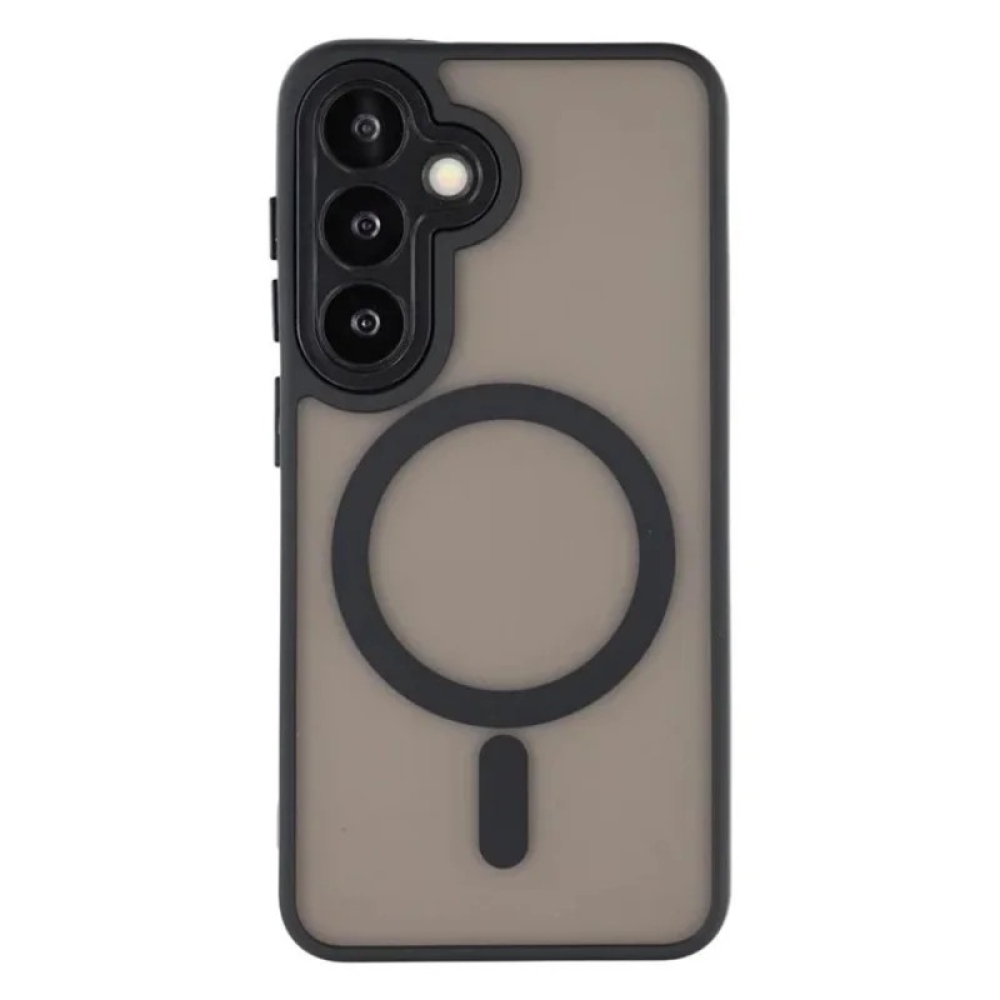 QB1 WLF obal s pevnými zády a MagSafe na Samsung Galaxy S26 FE - černý