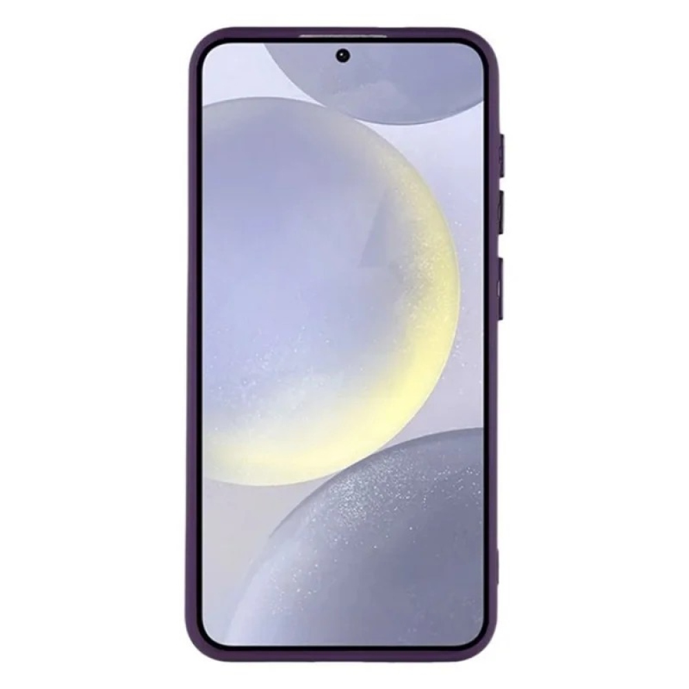 QB1 WLF obal s pevnými zády a MagSafe na Samsung Galaxy S26 FE - fialový