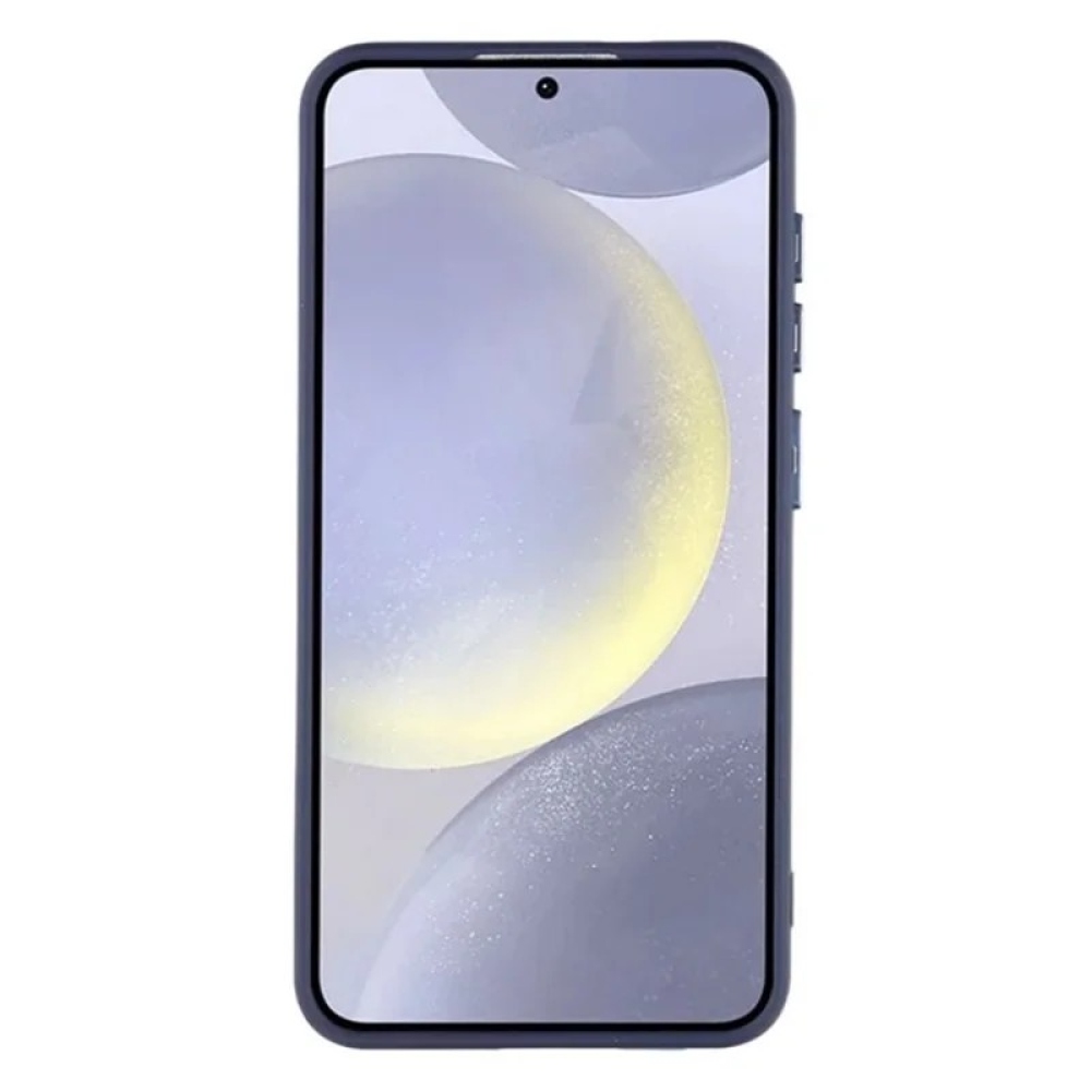 QB1 WLF obal s pevnými zády a MagSafe na Samsung Galaxy S26 FE - modrý