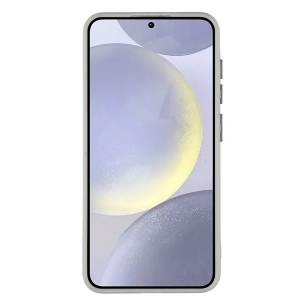 QB1 WLF obal s pevnými zády a MagSafe na Samsung Galaxy S26 FE - šedý