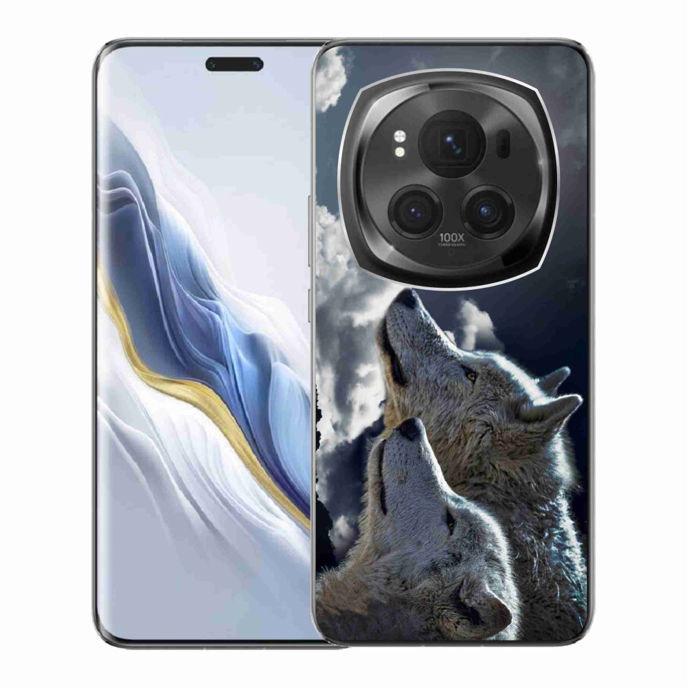 Gelový kryt mmCase na Honor Magic 6 Pro 5G - vlci
