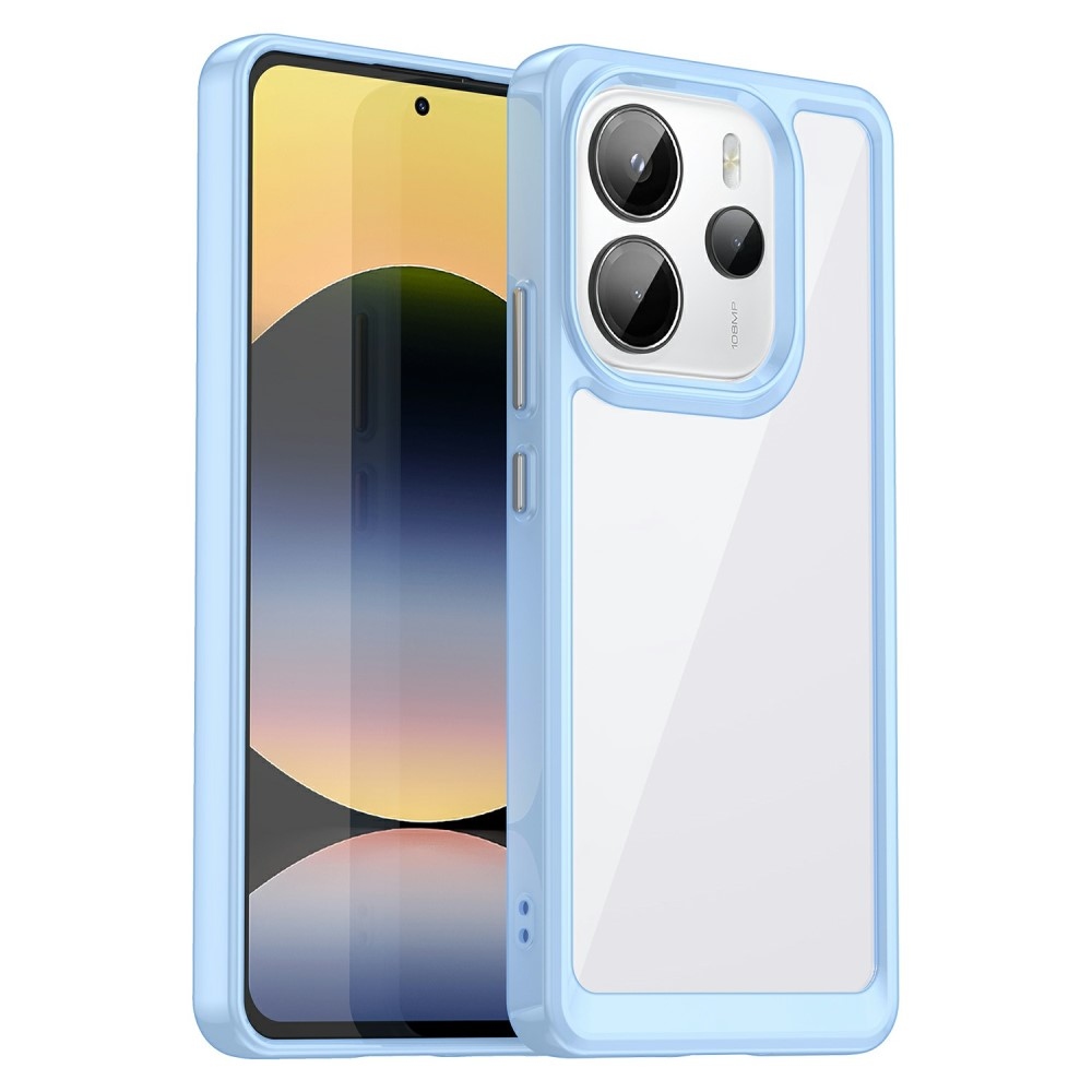Gelový obal s pevnými zády na Xiaomi Redmi Note 14 - modrý