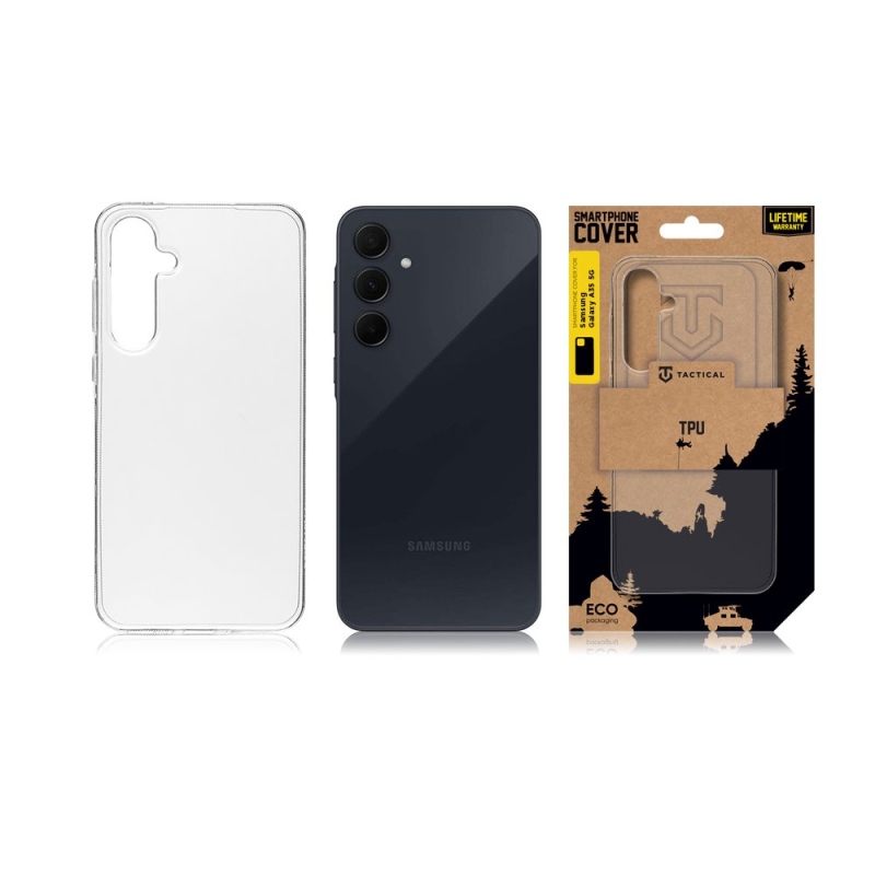Tactical TPU Kryt pro Samsung Galaxy A35 5G Transparent