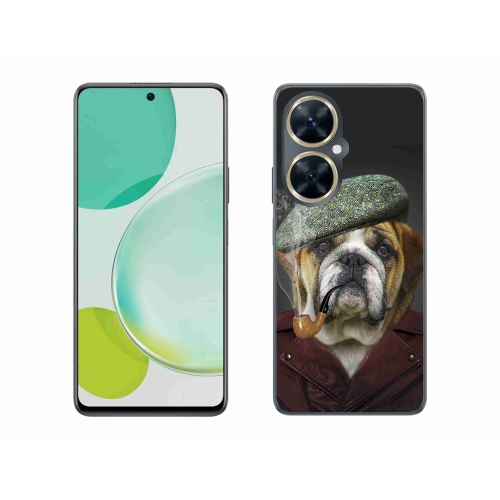 Gelový kryt mmCase na Huawei Nova 11i - pes s fajfkou