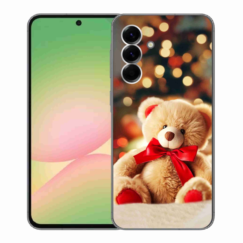 Gelový kryt mmCase na Samsung Galaxy A56 5G - plyšový medvídek