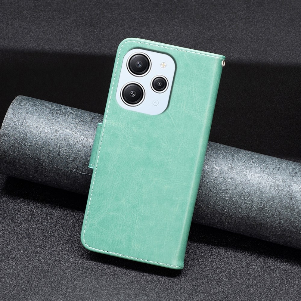 Butterfly knížkové pouzdro na Xiaomi Redmi 12 4G/5G - modrozelené