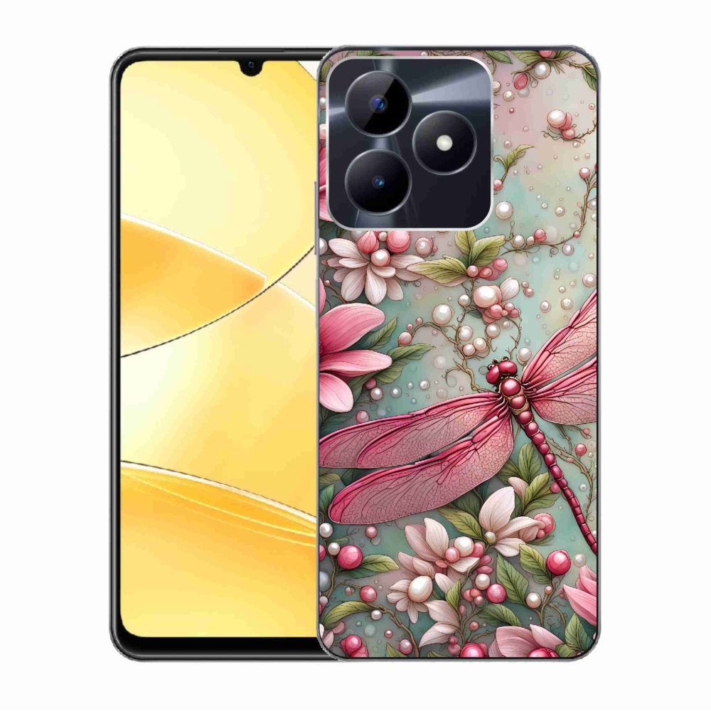 Gelový kryt mmCase na Realme C51/C53 - vážka