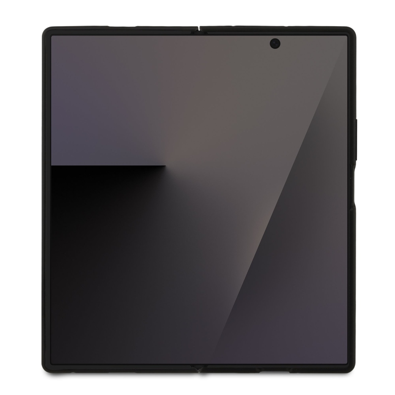 Karl Lagerfeld PU Saffiano Karl and Choupette Zadní Kryt pro Samsung Galaxy Z Fold 7 Black