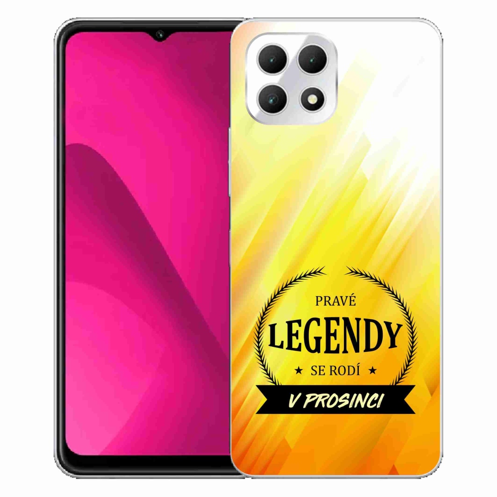 Gelový kryt mmCase na T-Mobile T Phone 2 - legendy v prosinci žluté pozadí