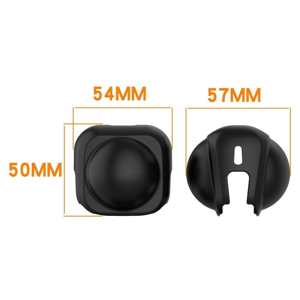 Silikonová krytka objektivů pro Insta360 X5 a X4 - černá
