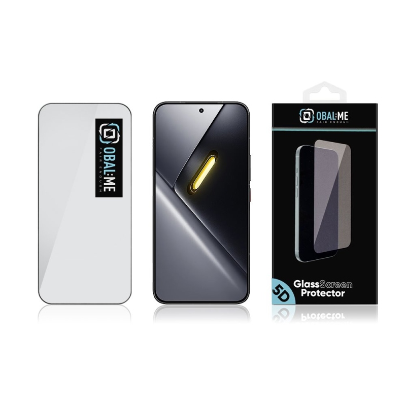 OBAL:ME 5D Tvrzené Sklo pro Xiaomi Poco X8 Pro Max Black