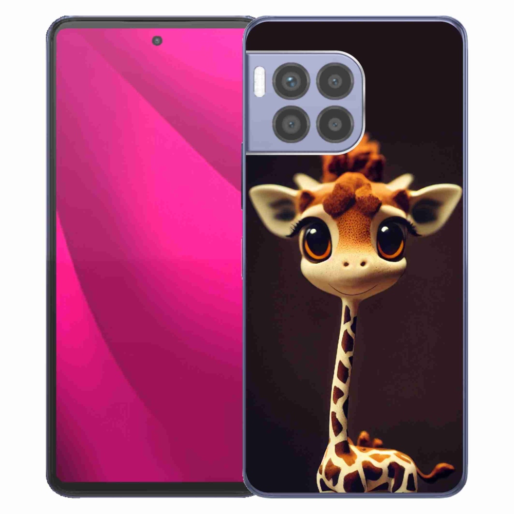 Gelový kryt mmCase na T-Mobile T Phone 2 Pro - malá žirafa
