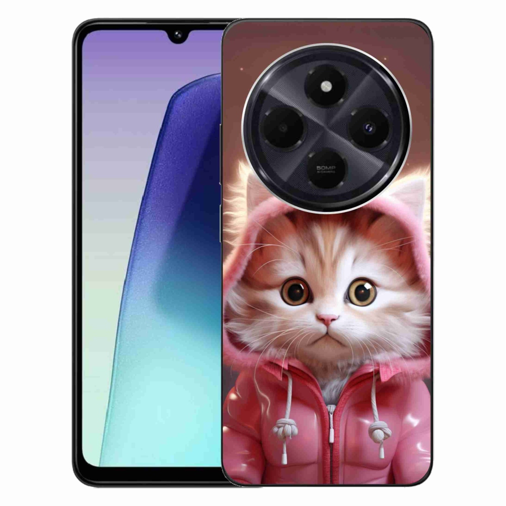 Gelový kryt mmCase na Xiaomi Redmi 14C/Poco C75 - roztomilé kotě 3