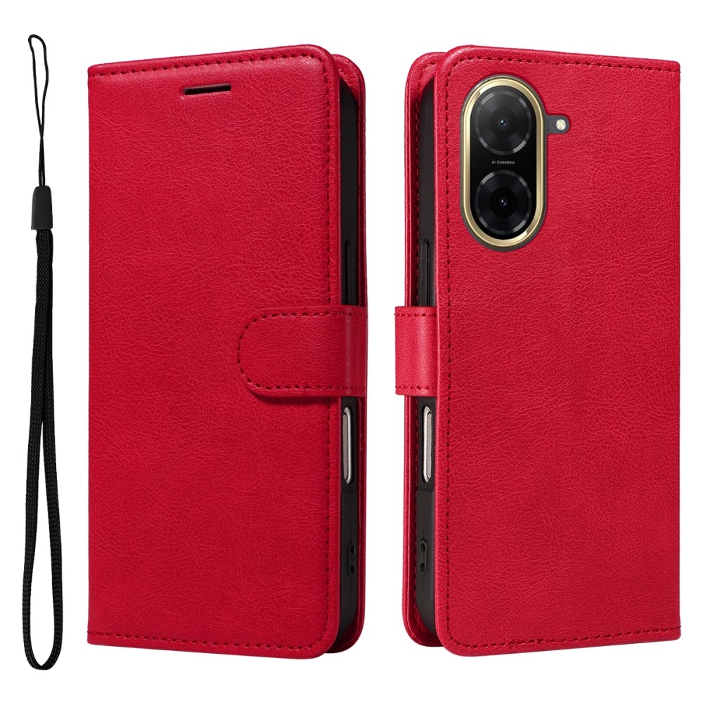 Wallet knížkové pouzdro na Xiaomi Redmi A5 (173.45x79.35x8.45mm) - červené