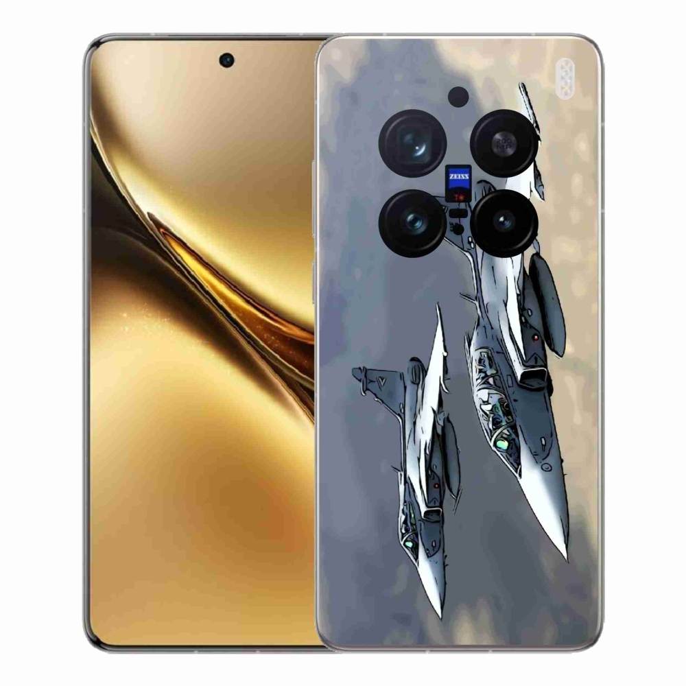 Gelový kryt mmCase na Vivo X200 Pro 5G - stíhačky