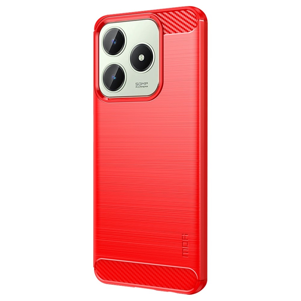 Carbon odolný gelový obal na Realme C61/C63 - červený