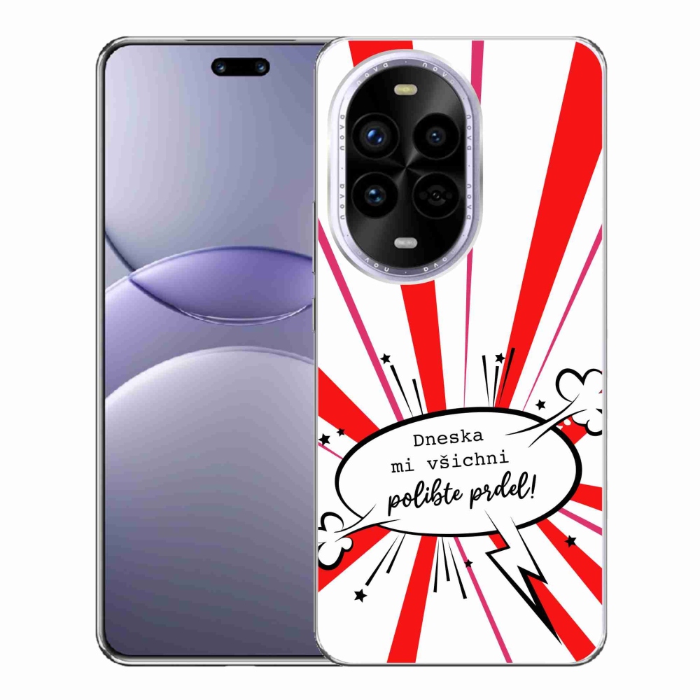 Gelový kryt mmCase na Huawei Nova 13 Pro 5G - vtipný text 15 bílé pozadí