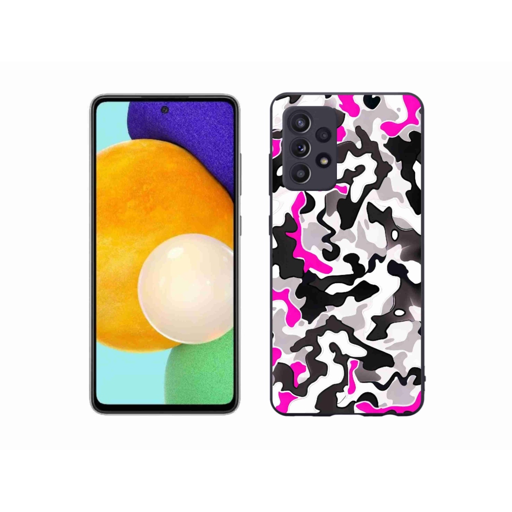 Gelový kryt mmCase na Samsung Galaxy A52/A52 5G - maskáčový vzor 5