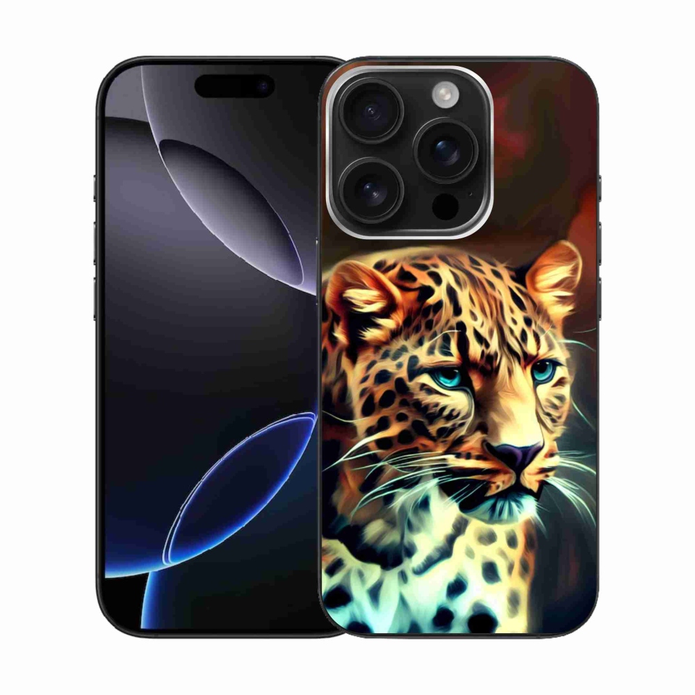Gelový kryt mmCase na iPhone 16 Pro - leopard