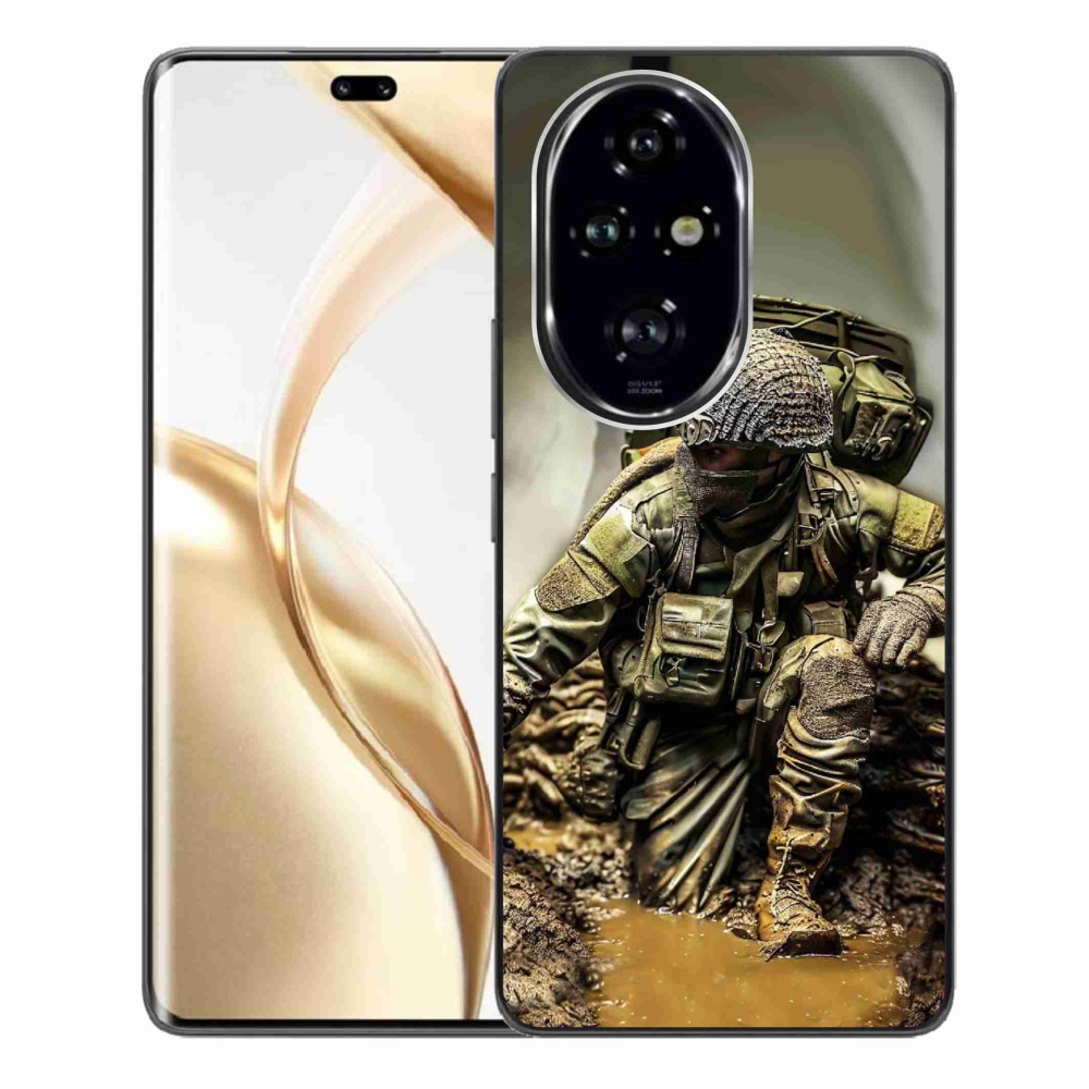 Gelový kryt mmCase na Honor 200 Pro 5G - voják