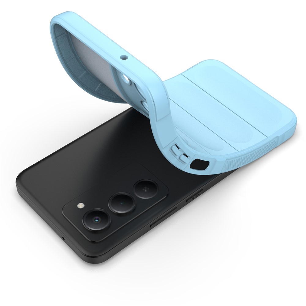 Rugg odolný gelový obal na Xiaomi Redmi 15 4G (171mm) - světlemodrý
