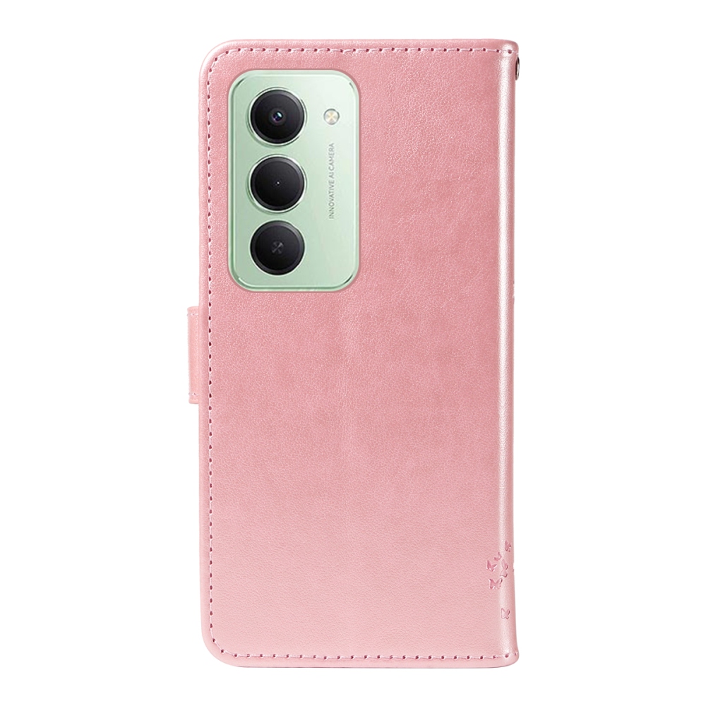 Trees knížkové pouzdro na Xiaomi Redmi 15 4G (171mm) - růžovozlaté