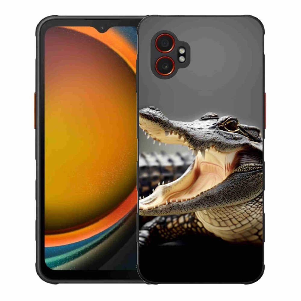 Gelový kryt mmCase na Samsung Galaxy Xcover 7 Pro - krokodýl