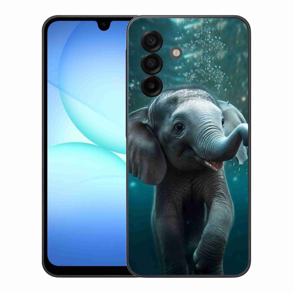 Gelový kryt mmCase na Samsung Galaxy A17 5G - slůně pod vodou