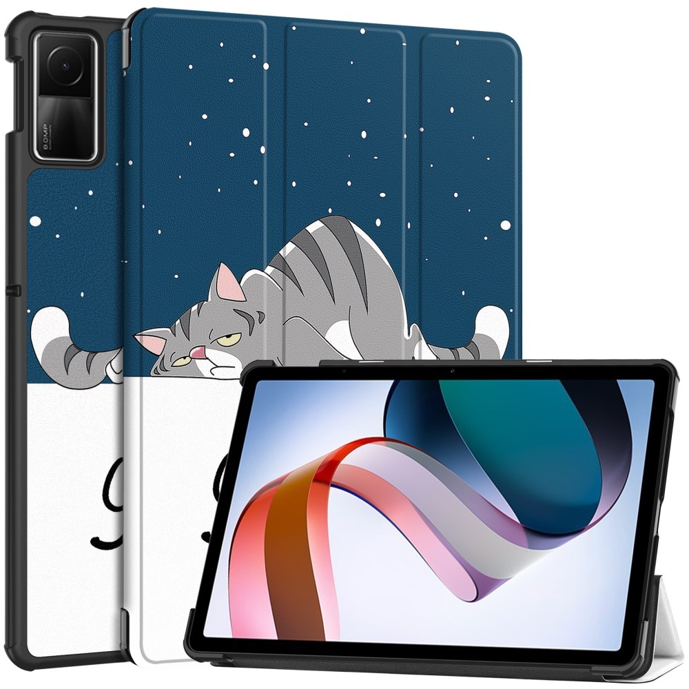 Print chytré zavírací pouzdro na Xiaomi Redmi Pad SE - kočka