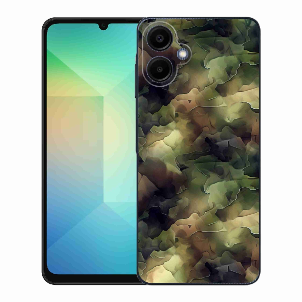 Gelový kryt mmCase na Samsung Galaxy A06 4G - maskáčový vzor 10