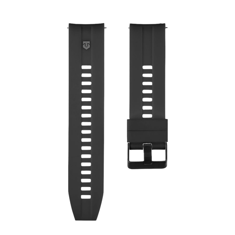 Tactical Quick Release Silikonový Řemínek 24mm Black
