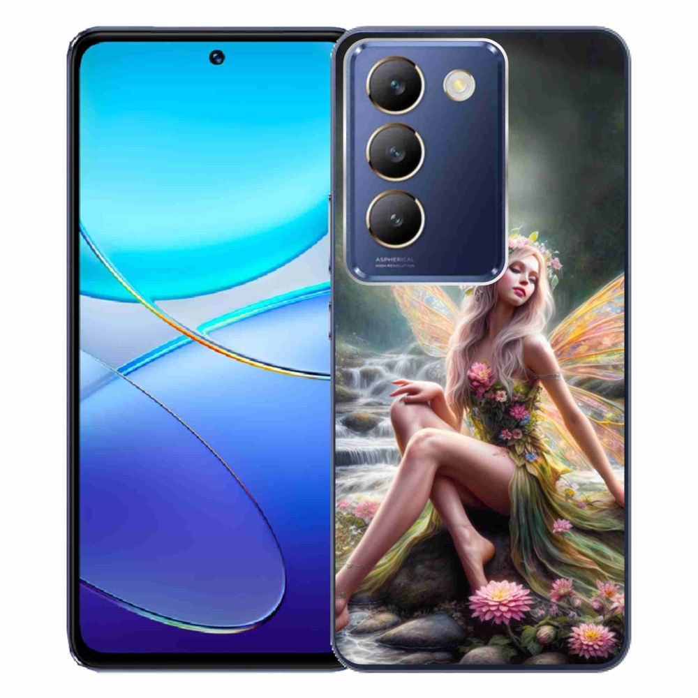 Gelový kryt mmCase na Vivo V40 SE 4G/5G - motýlí žena 1