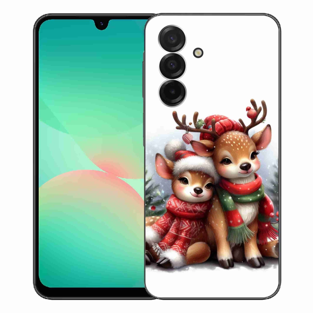 Gelový kryt mmCase na Samsung Galaxy A26 5G - vánoční sobi