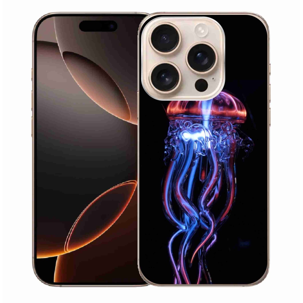 Gelový kryt mmCase na iPhone 16 Pro Max - medúza
