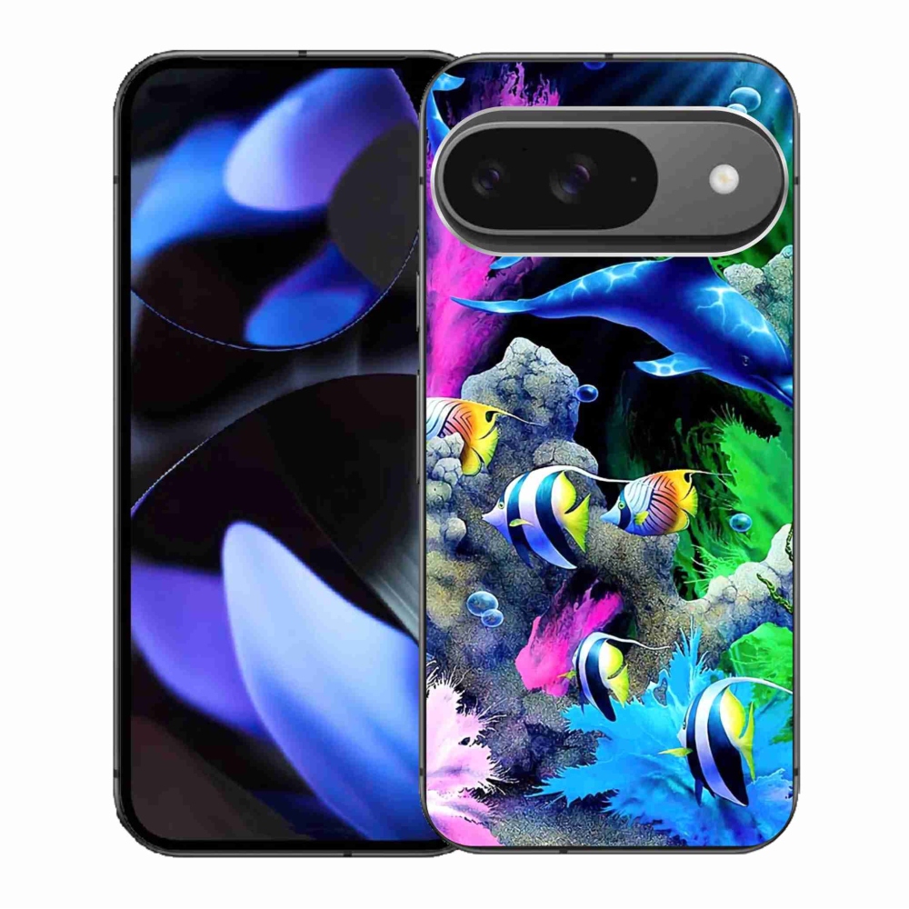 Gelový obal mmCase na Google Pixel 9/9 Pro - mořský svět