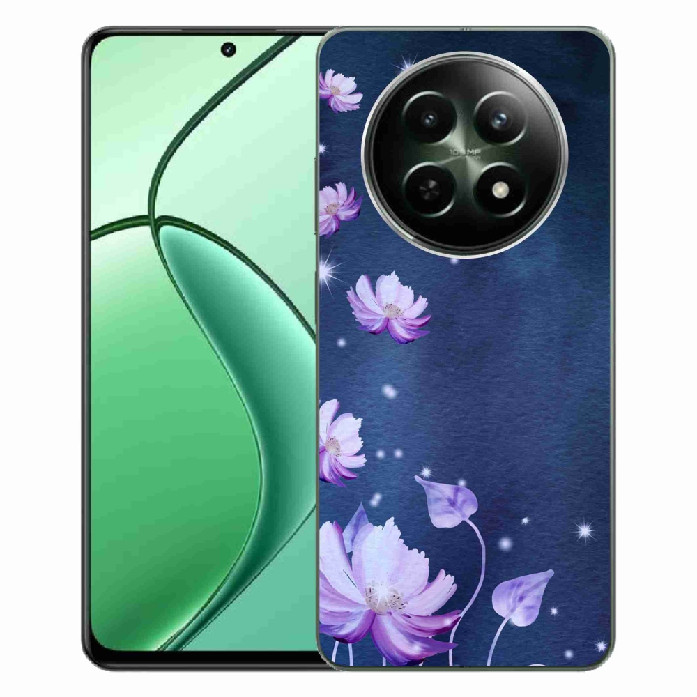 Gelový obal mmCase na Realme 12 5G/12x 5G - padající květy