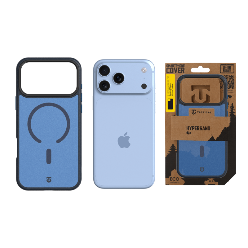 Tactical MagForce Hypersand Kryt pro Apple iPhone 18 Pro/17 Pro Deep Blue