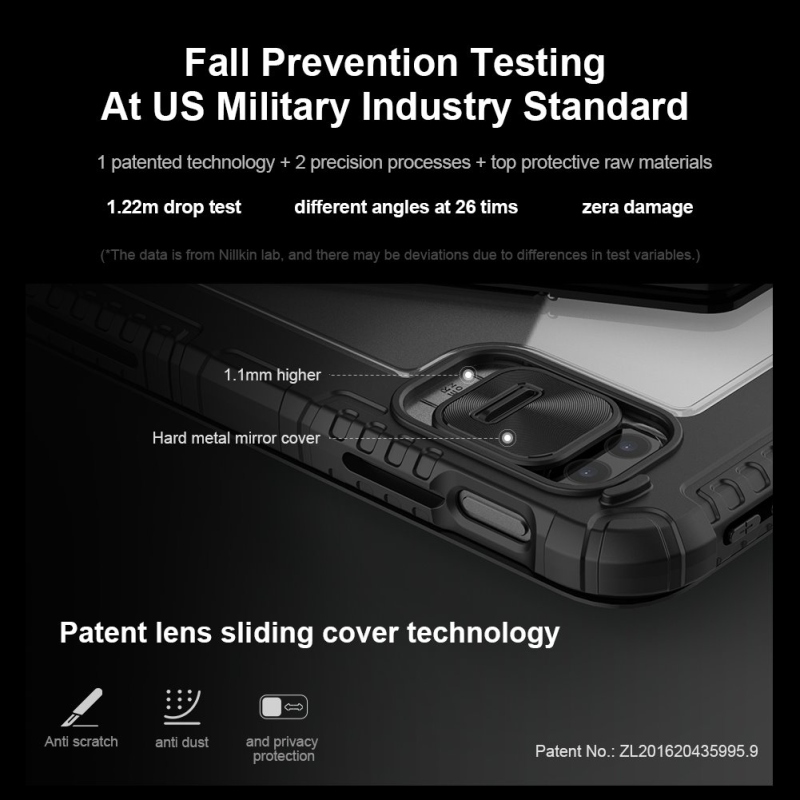 Nillkin Bumper Link Keyboard Case (Backlit Version) pro iPad 10.9 2022 Black