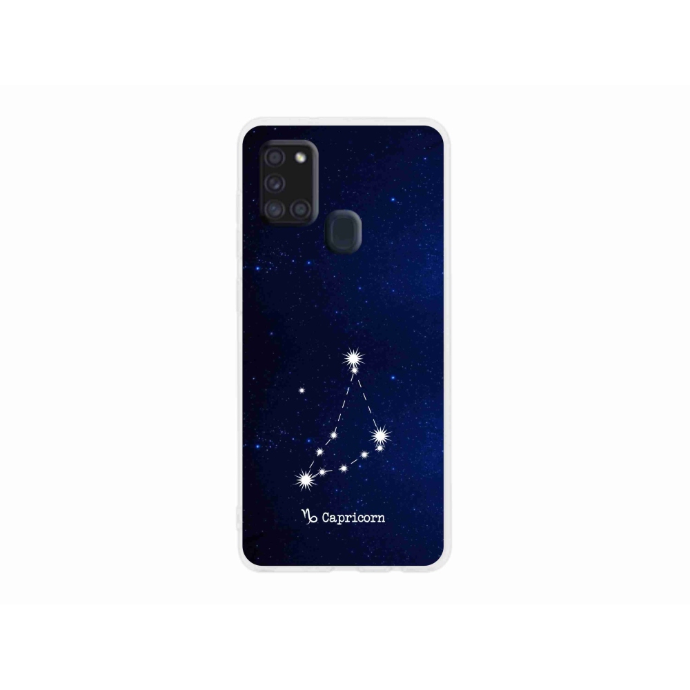 Gelový kryt mmCase na Samsung Galaxy A21s - souhvězdí Kozoroha