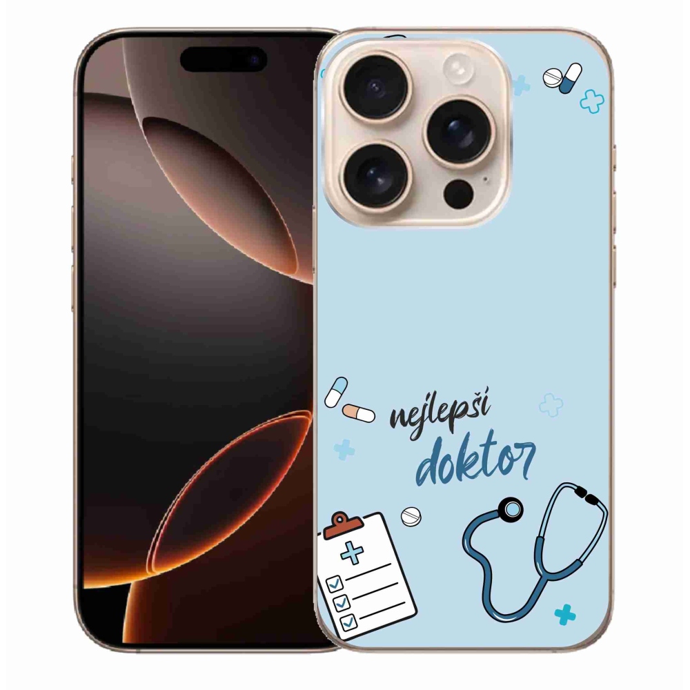 Gelový kryt mmCase na iPhone 16 Pro Max - nejlepší doktor