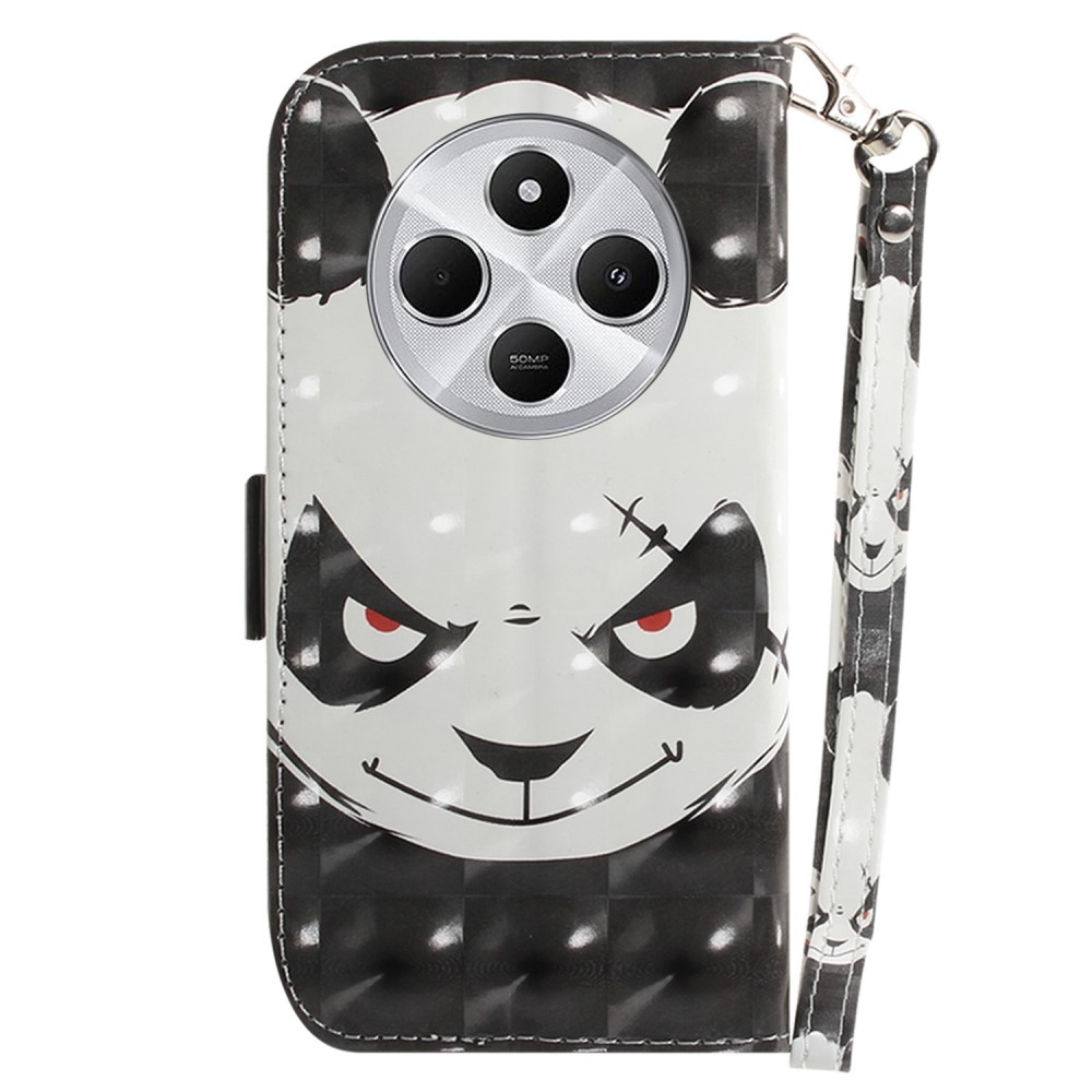 Patty knížkové pouzdro na Xiaomi Redmi 14C/Poco C75 - naštvaná panda