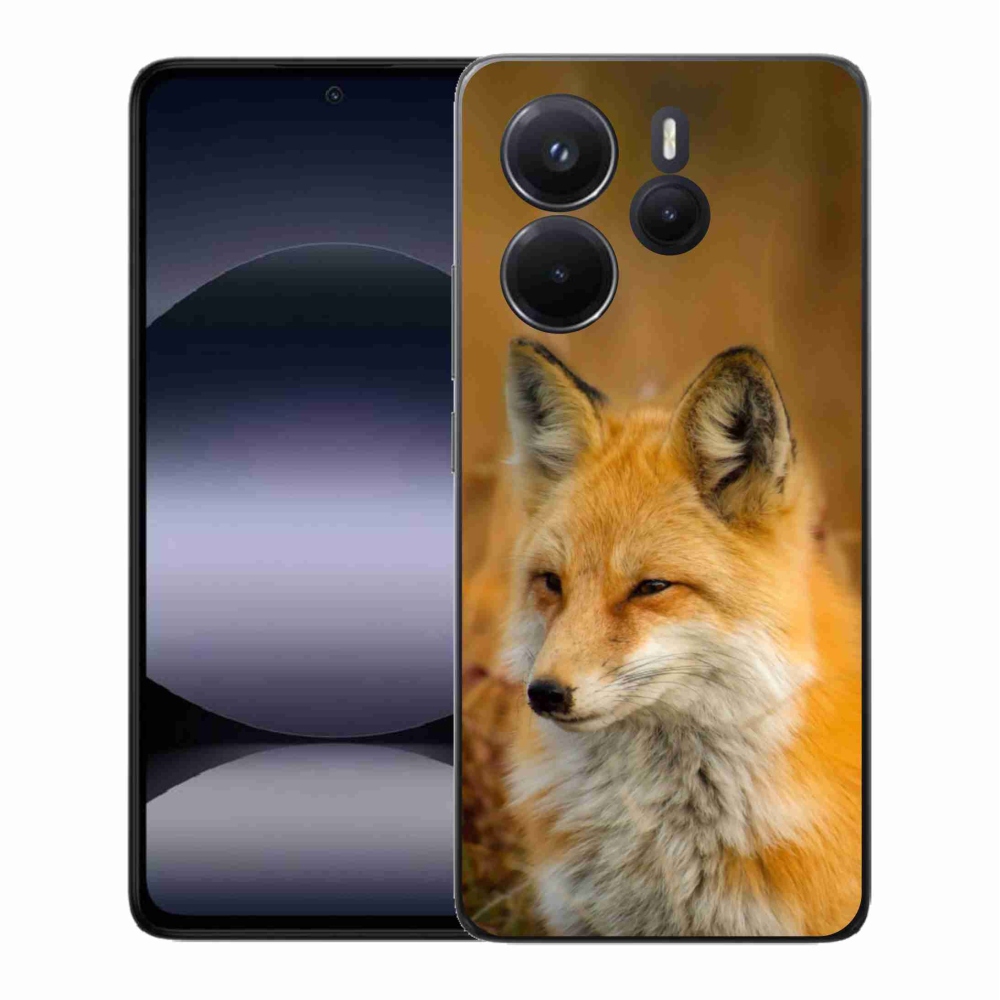 Gelový kryt mmCase na Xiaomi Redmi Note 14 - liška