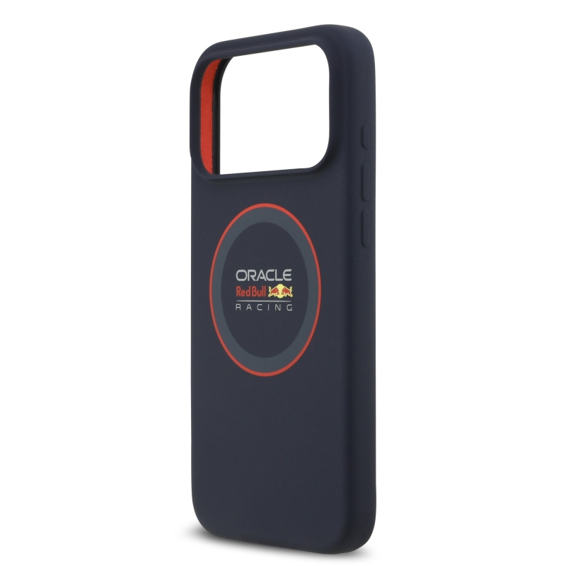 Red Bull Silicone Red Ring MagSafe Zadní Kryt pro iPhone 17 Pro Max Navy